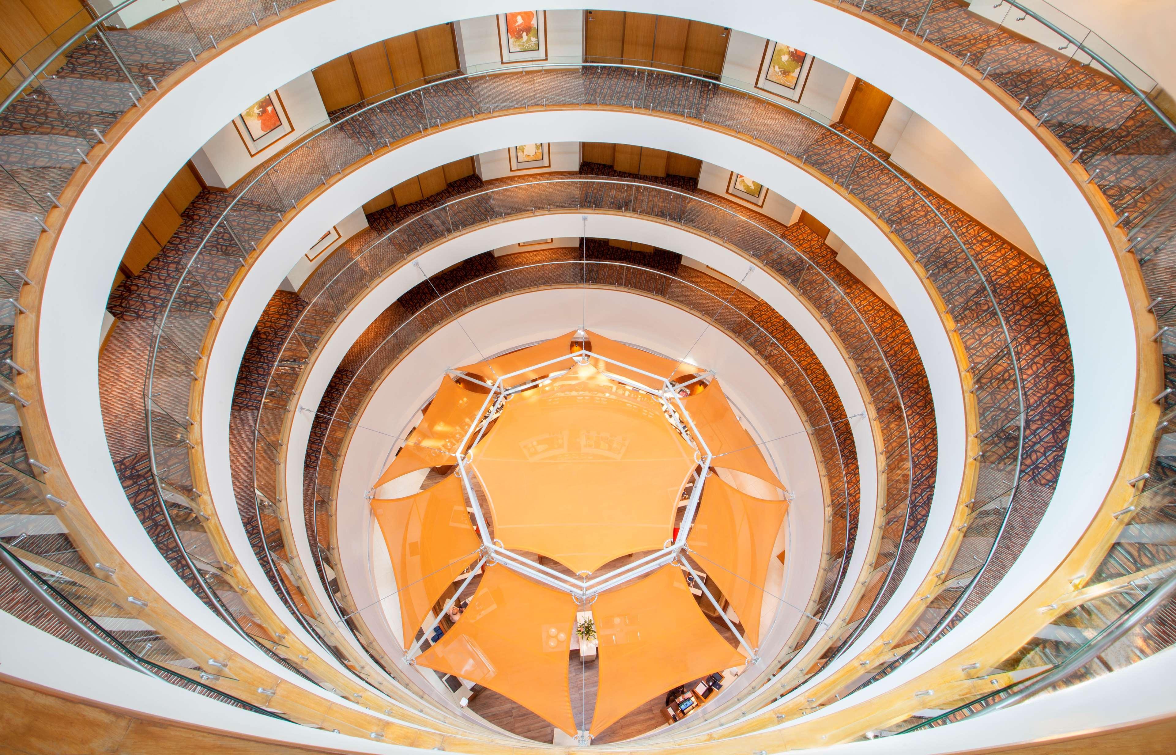 Hyatt Place Hyderabad Banjara Hills Exterior photo The atrium